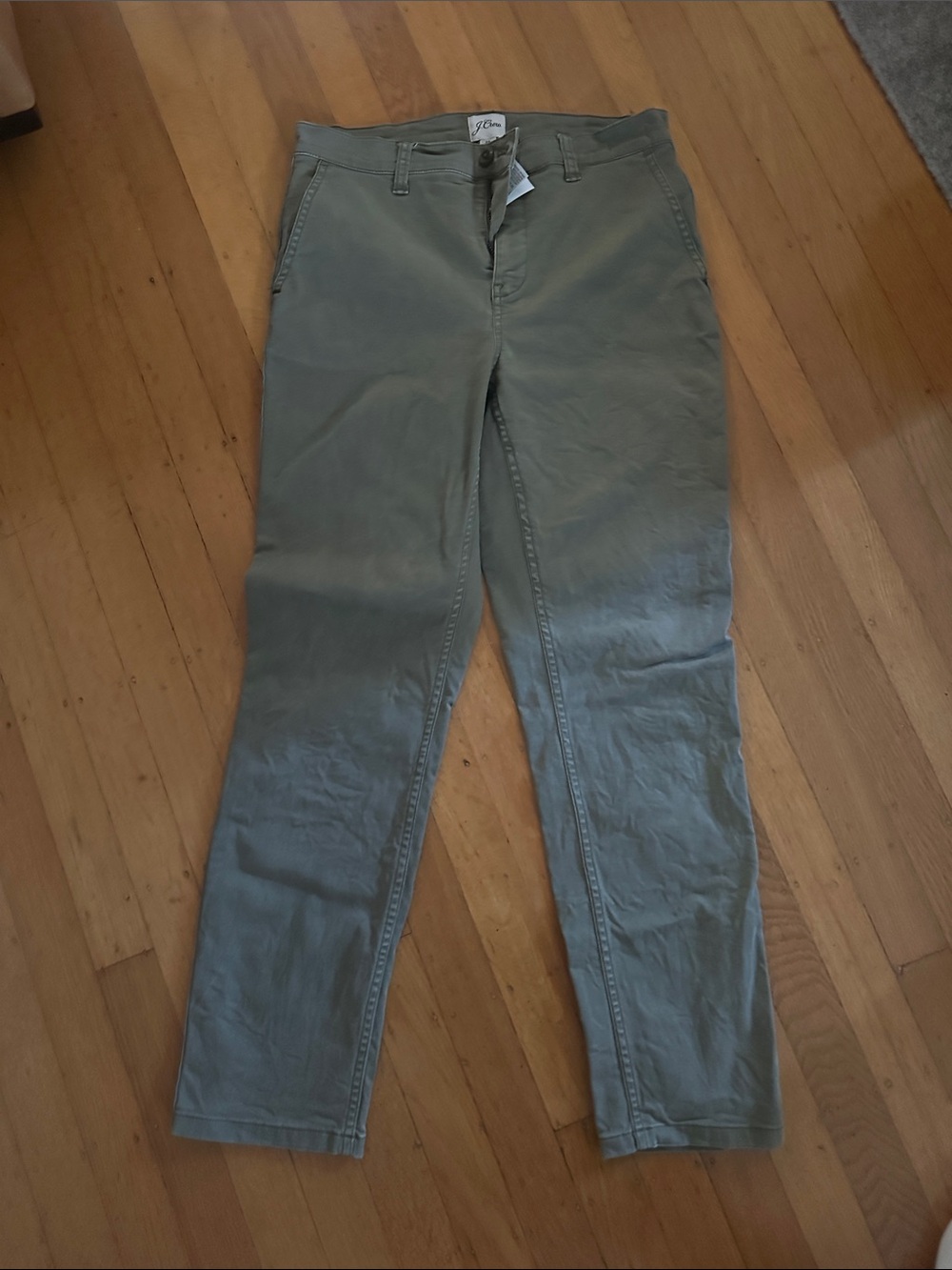 J. Crew Olive Green Chino Pants